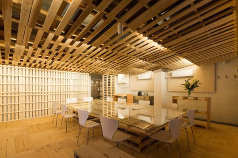 decoración con palets mesa reunion decoración con palets