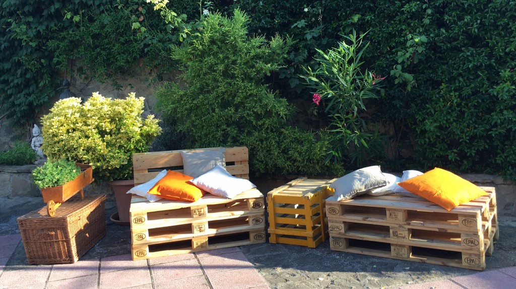 decoración con palets sofas decoración con palets