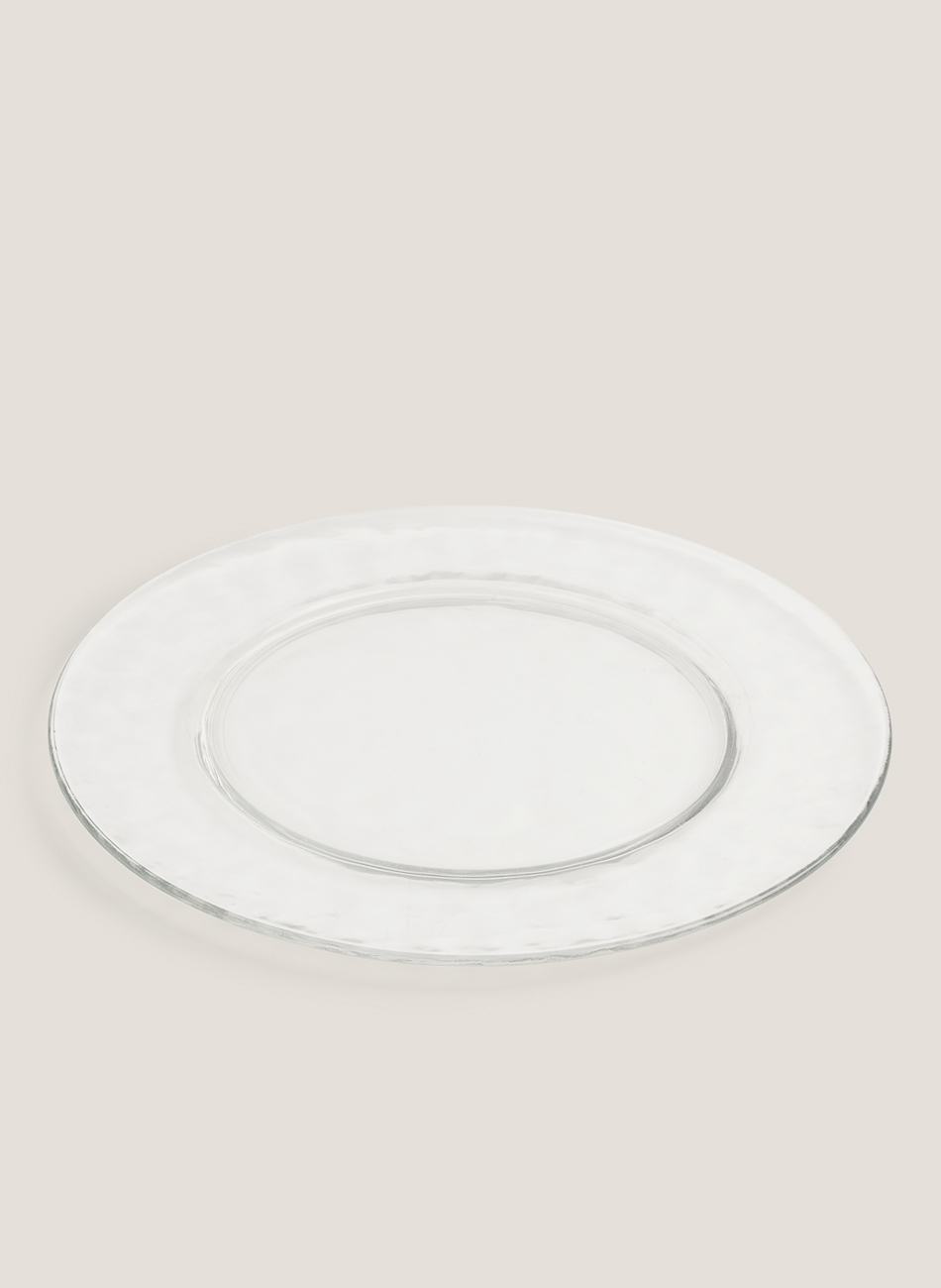 Plato cristal redondo ala