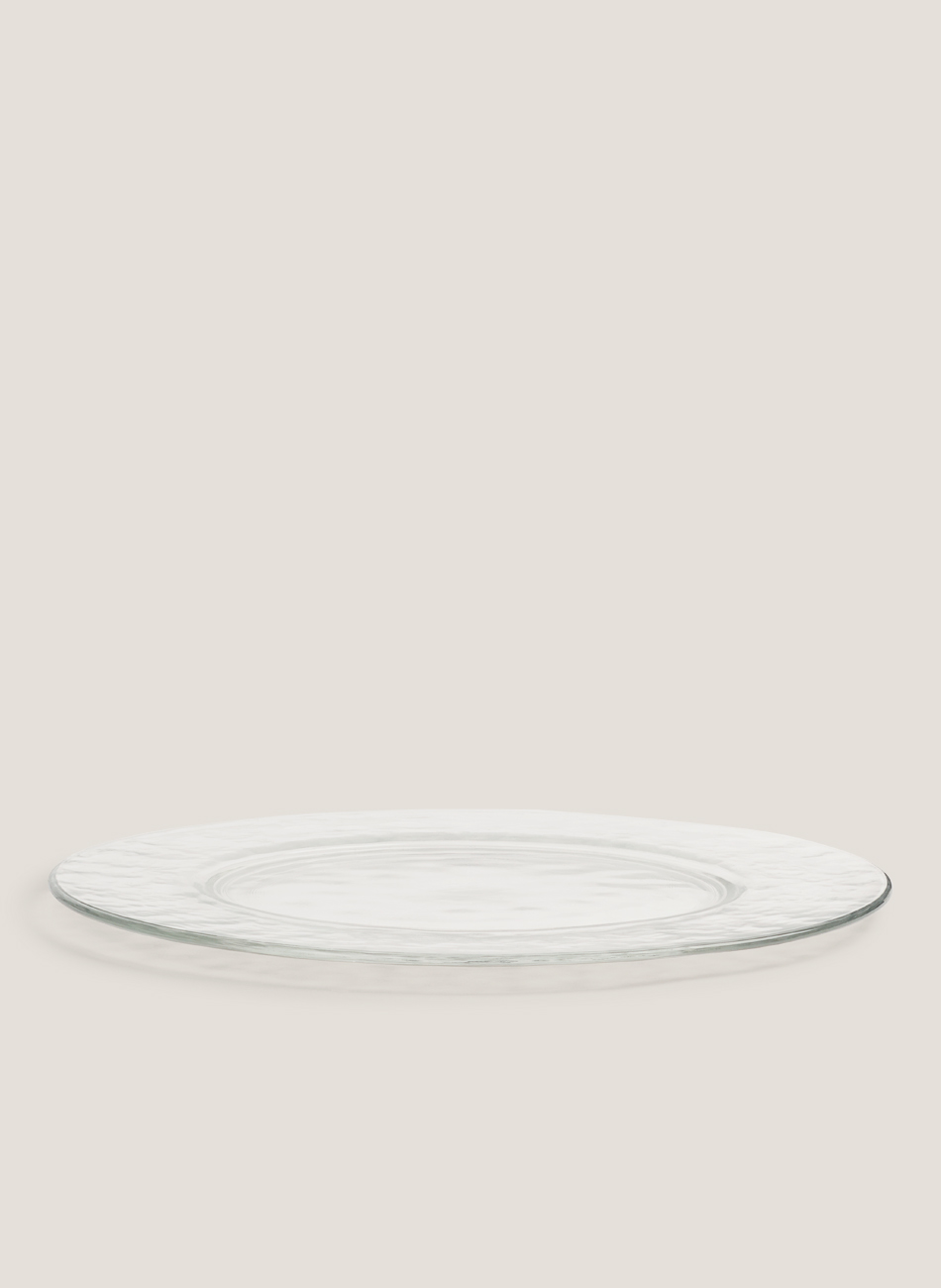 Plato cristal redondo ala