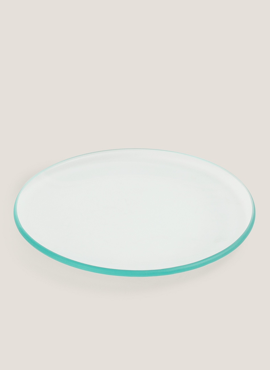 Plato cristal redondo
