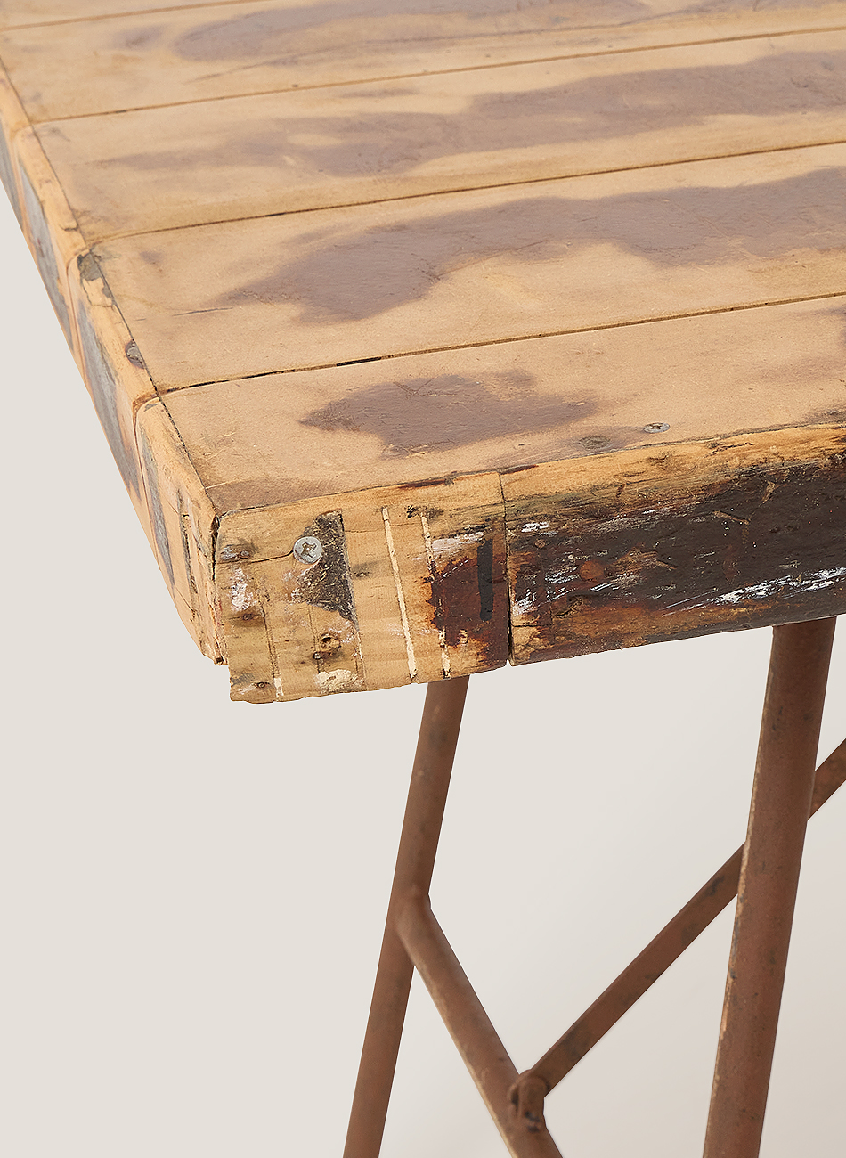 Mesa slat madera