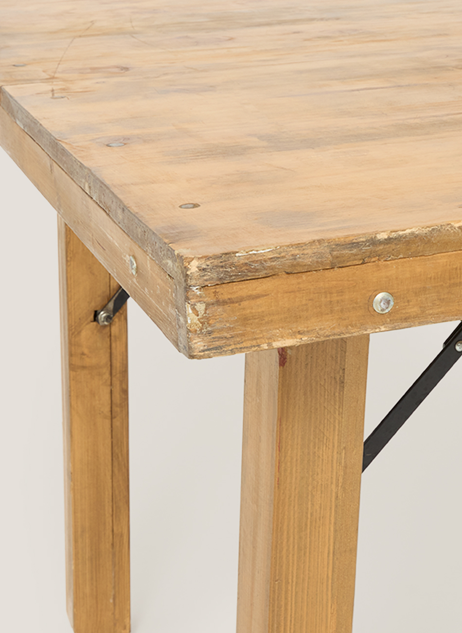 Mesa wood 2 metros