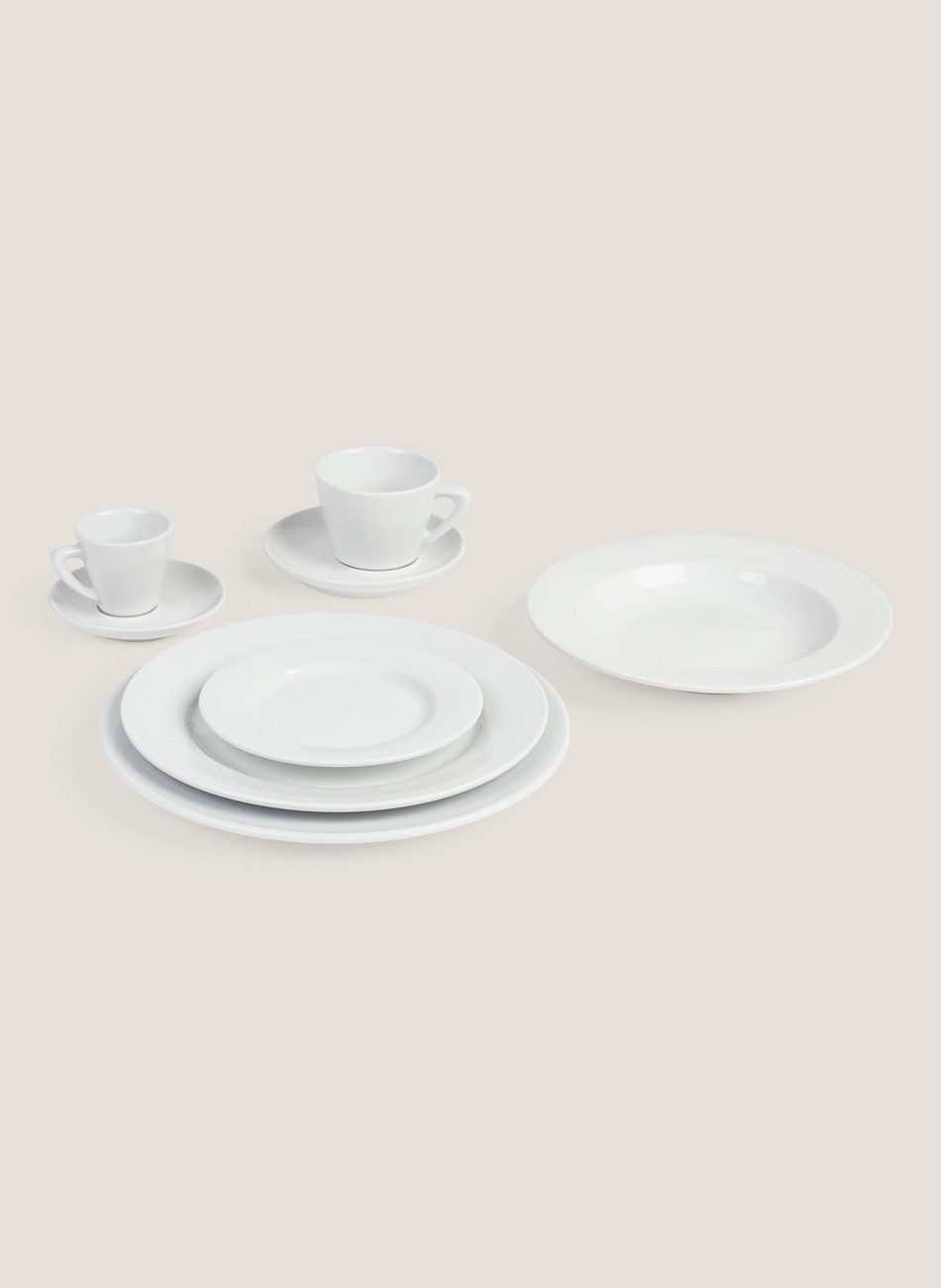 Vajilla blanca Plus
