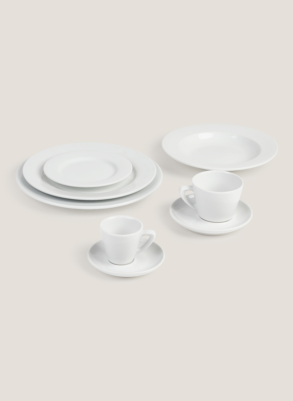 Vajilla blanca Plus