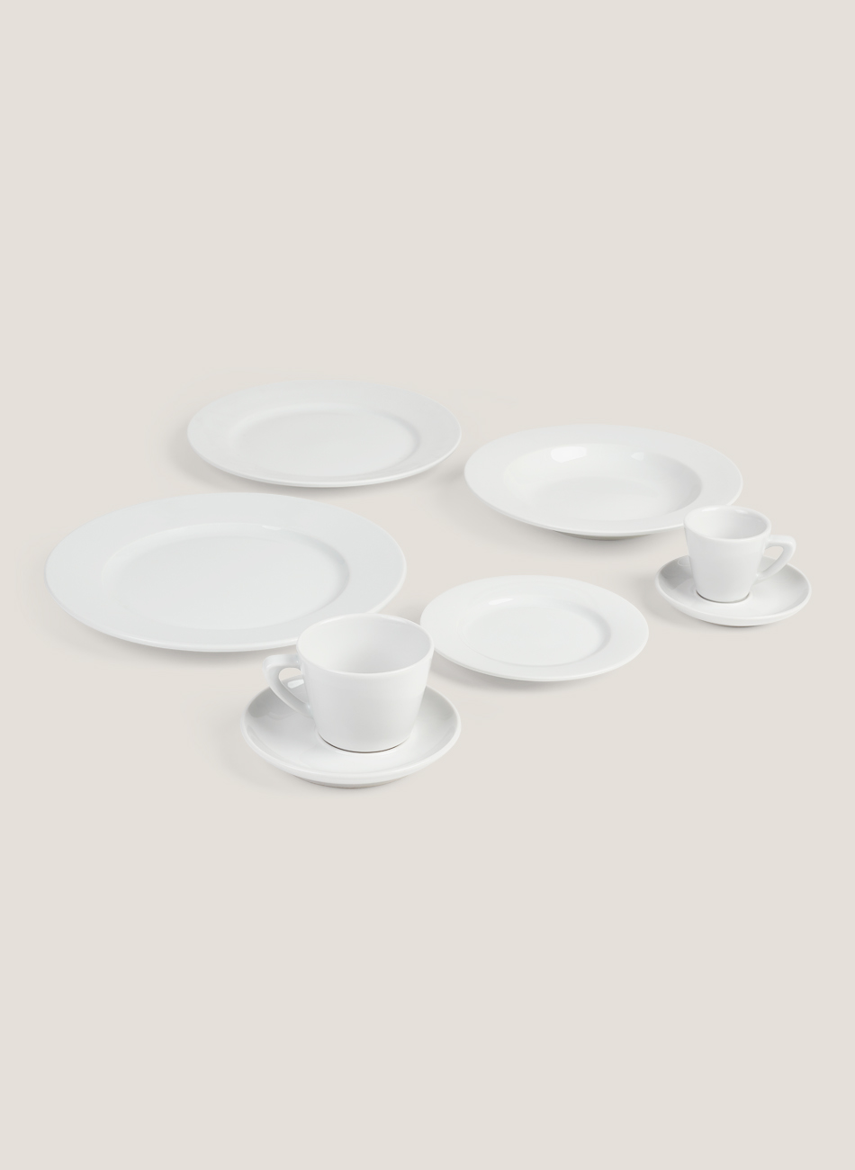 Vajilla blanca Plus