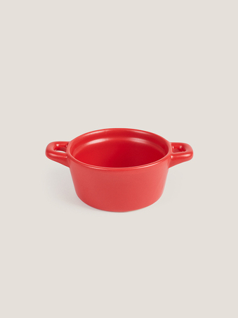 Cazuelita roja tapa