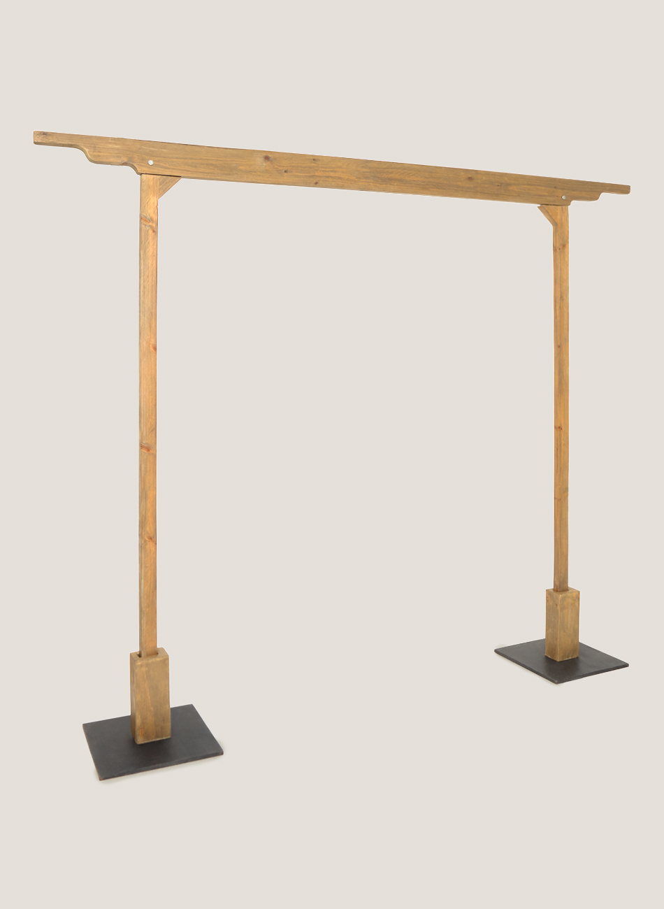 Arco madera torii wengue