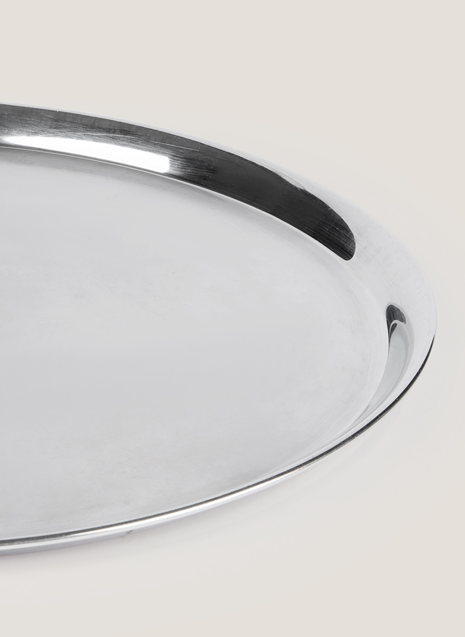 Bandeja redonda inox