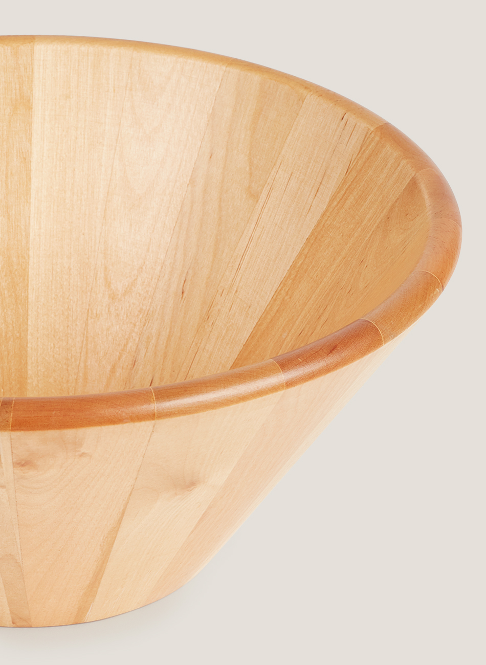 Bol cónico wood