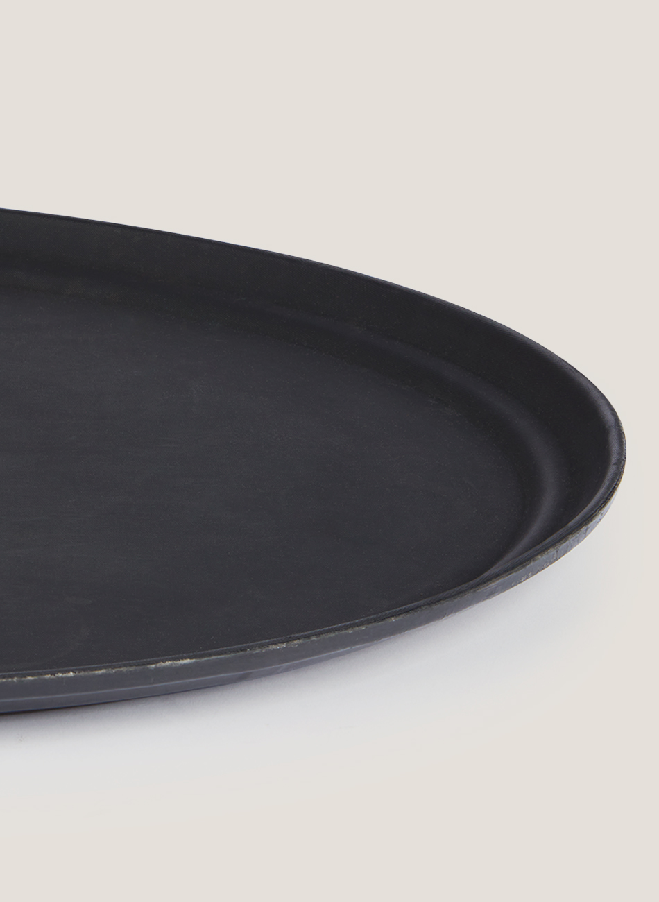 Bandeja oval antideslizante