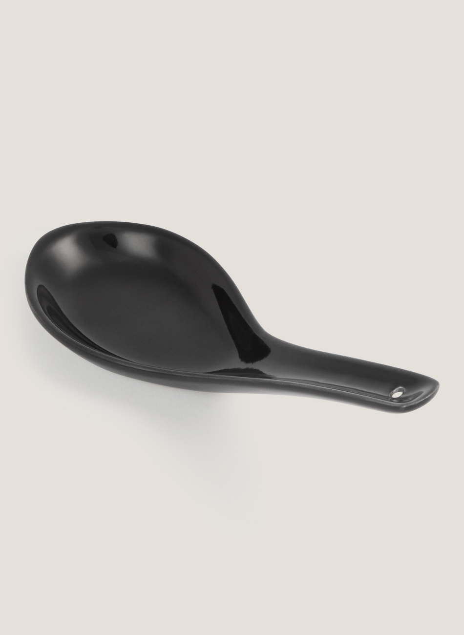 Cuchara porcelana blanca o negra