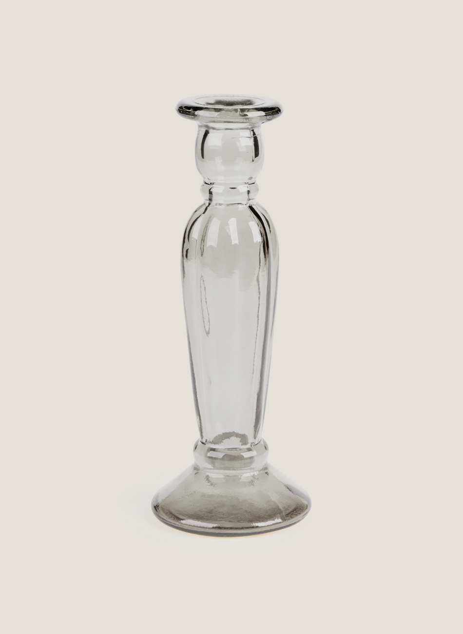 Candelabro cristal ocre