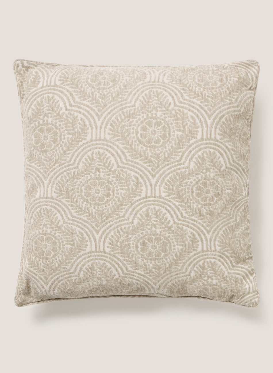 Cojín marroc crudo rectangular