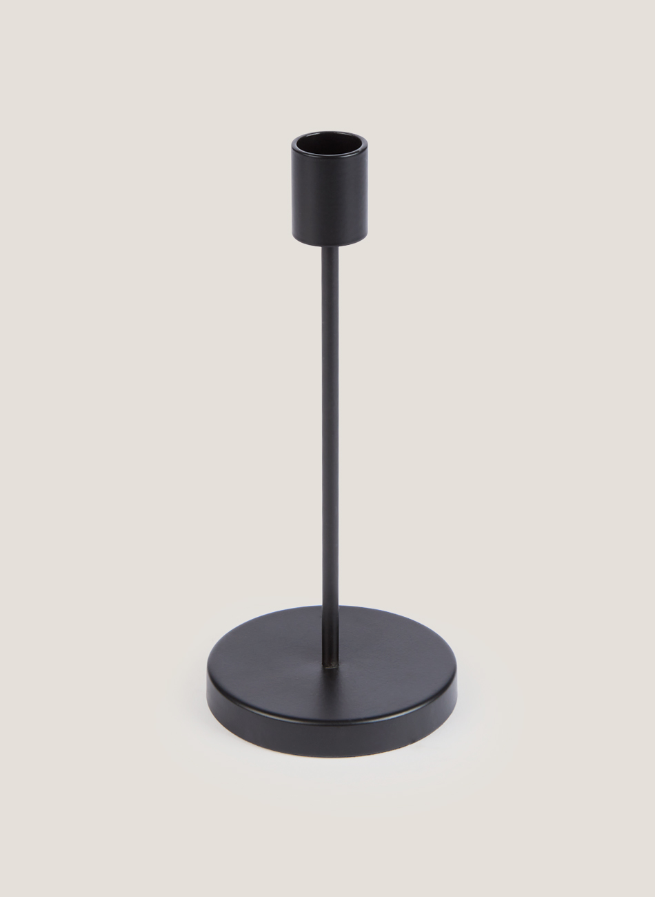 Candelabro slim negro
