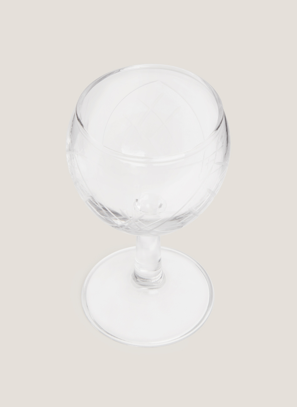 Cristalería tallada vintage