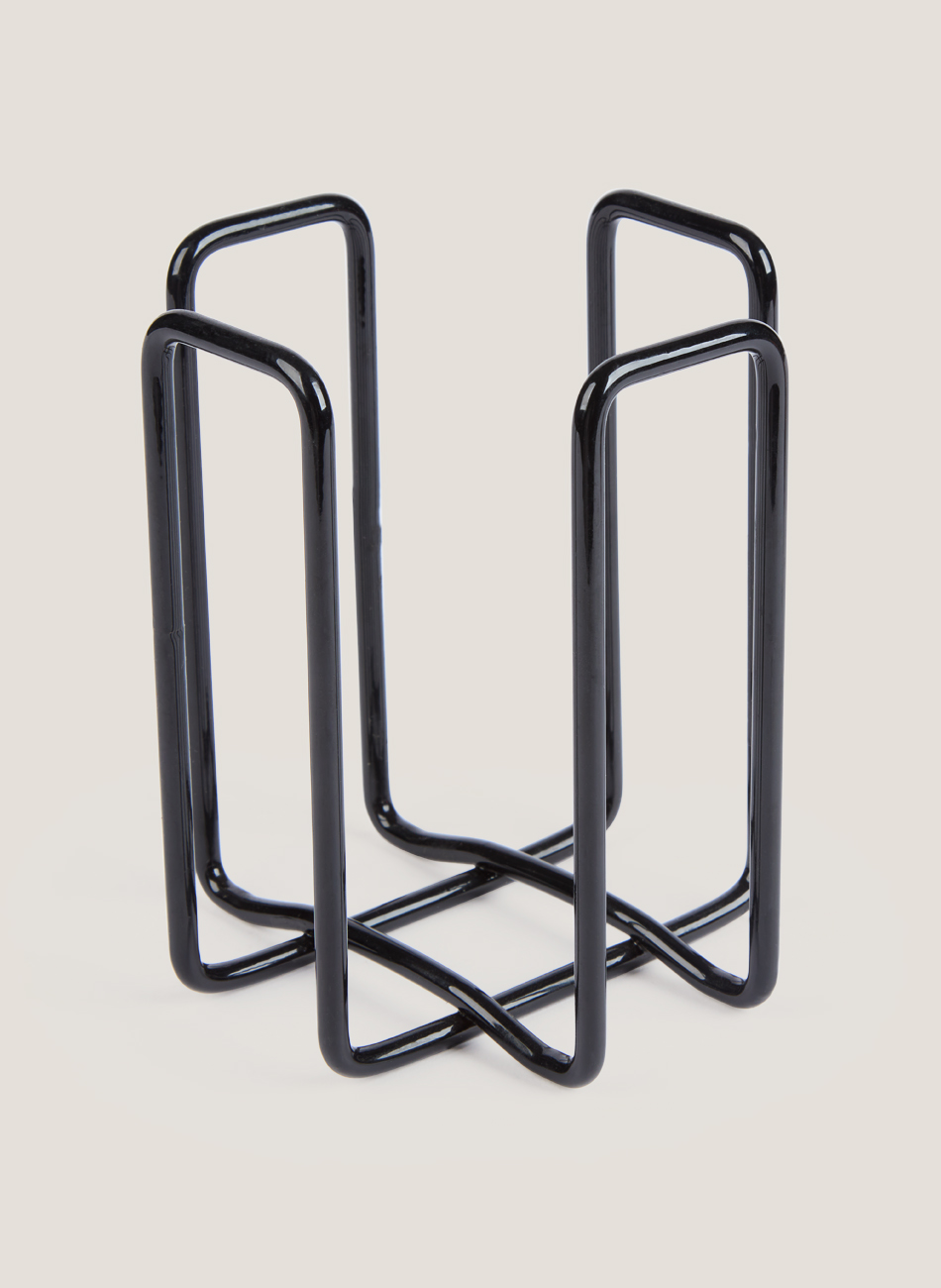 Estructura/servilletero negro