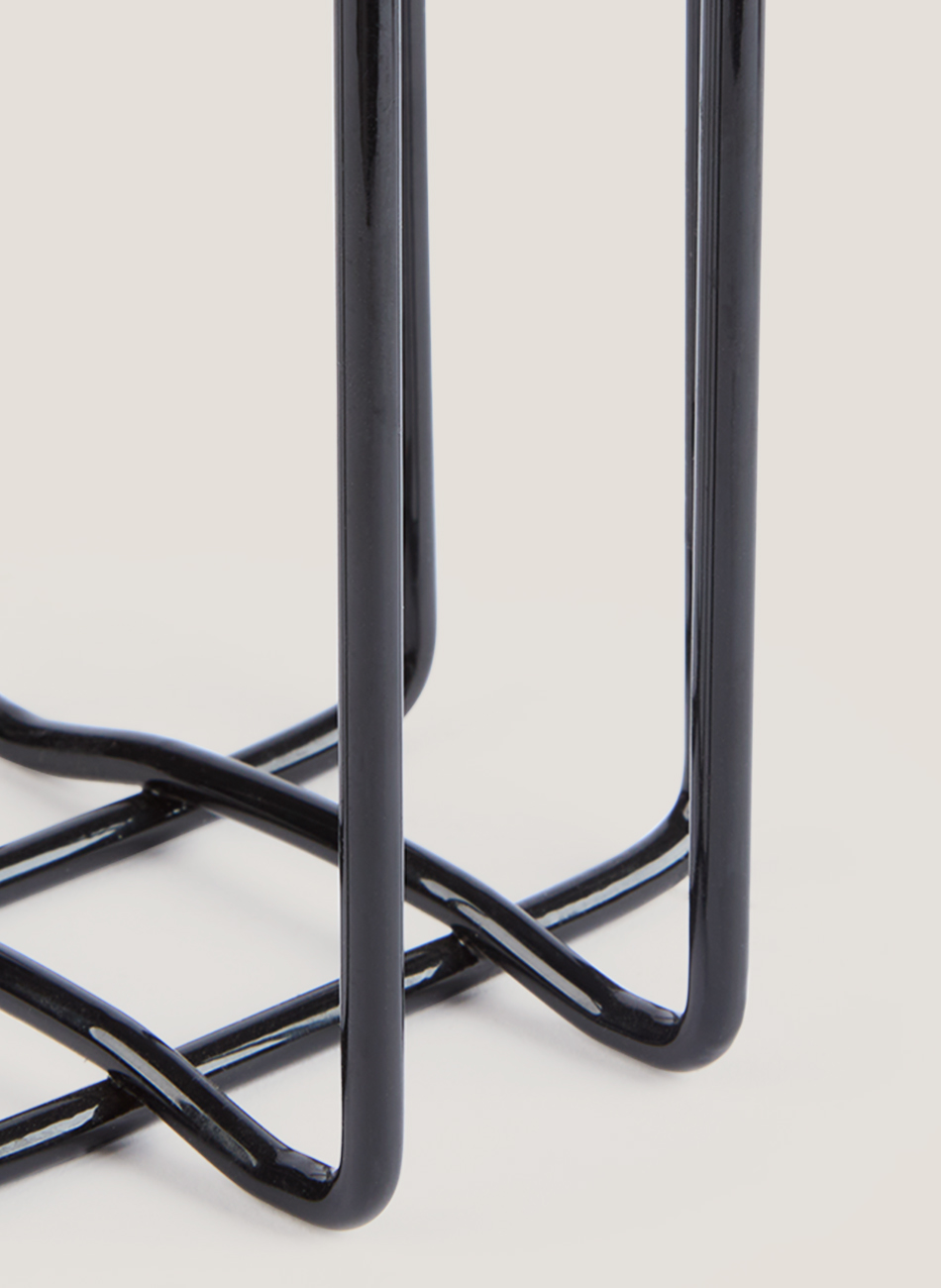 Estructura/servilletero negro