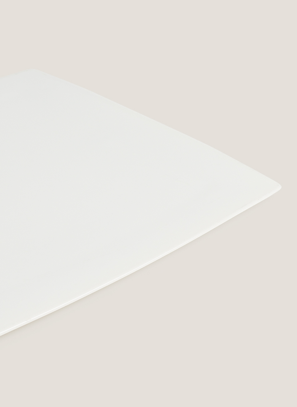 Fuente cuadrada marfil