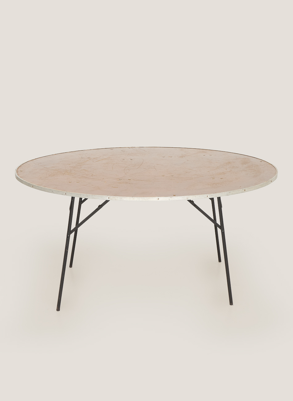 Mesa redonda madera
