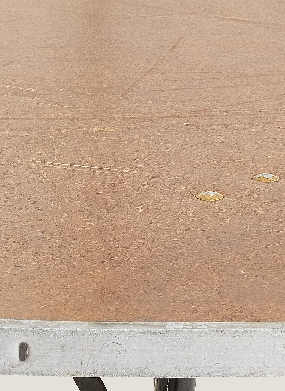 Mesa redonda madera
