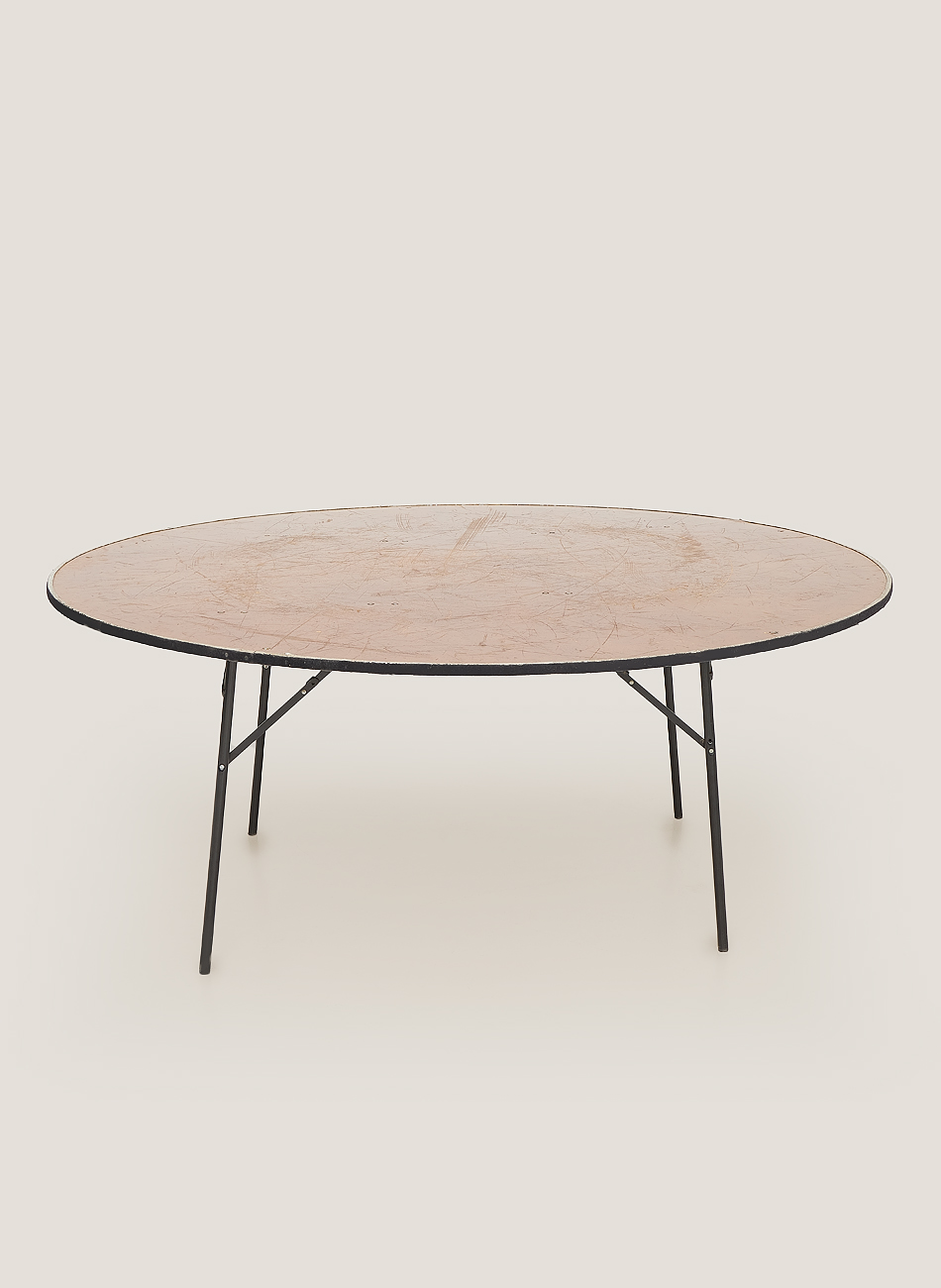 Mesa redonda madera
