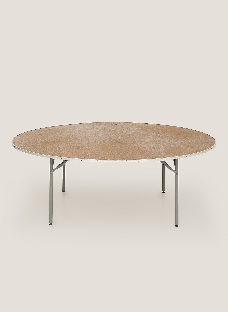 Mesa redonda madera