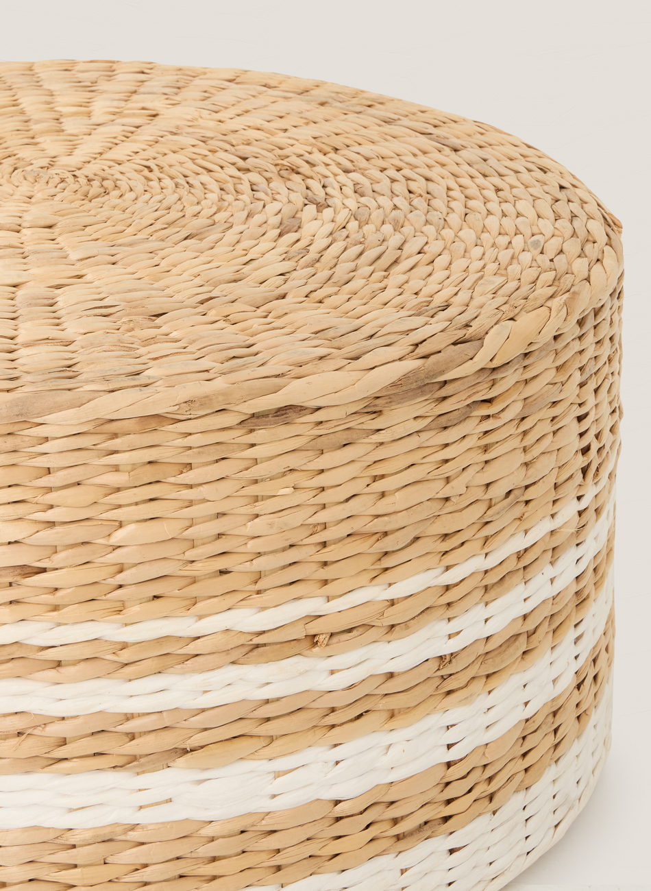 Puff / mesa mimbre begur grande