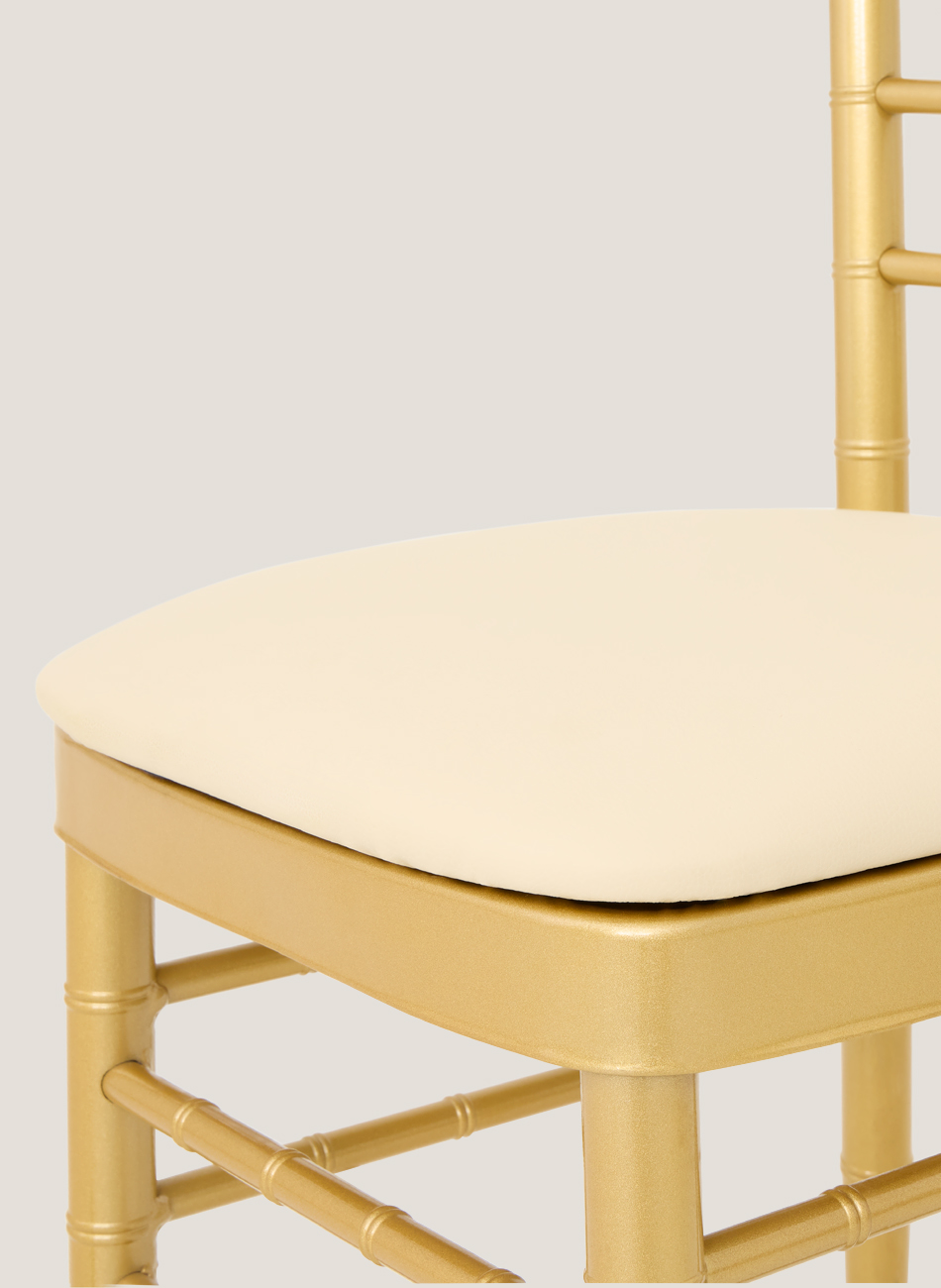 Silla chiavari oro-marfil