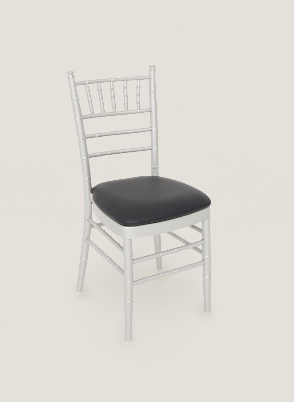 Silla chiavari plata-marfil