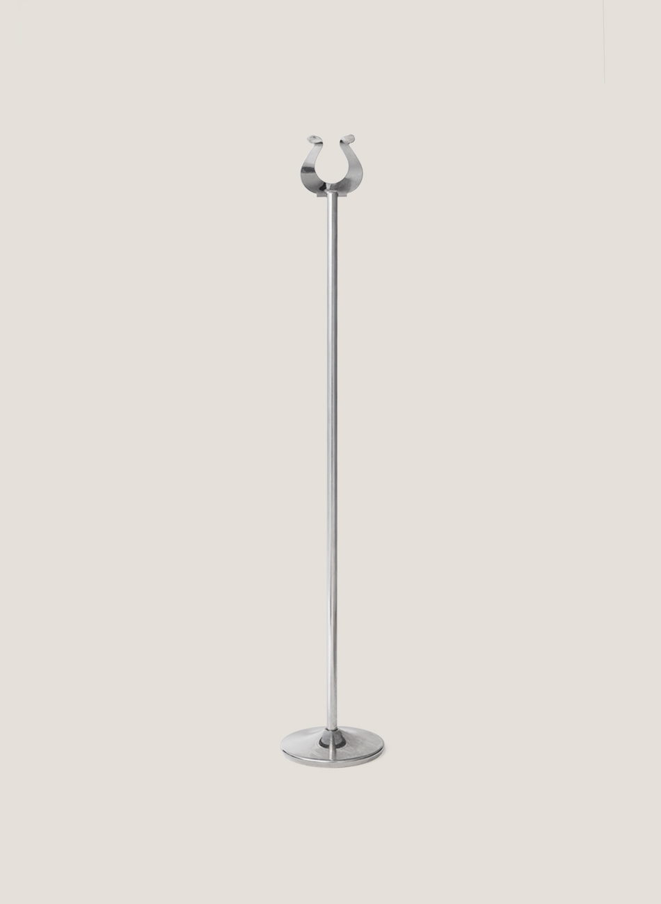 Soporte para números metálico